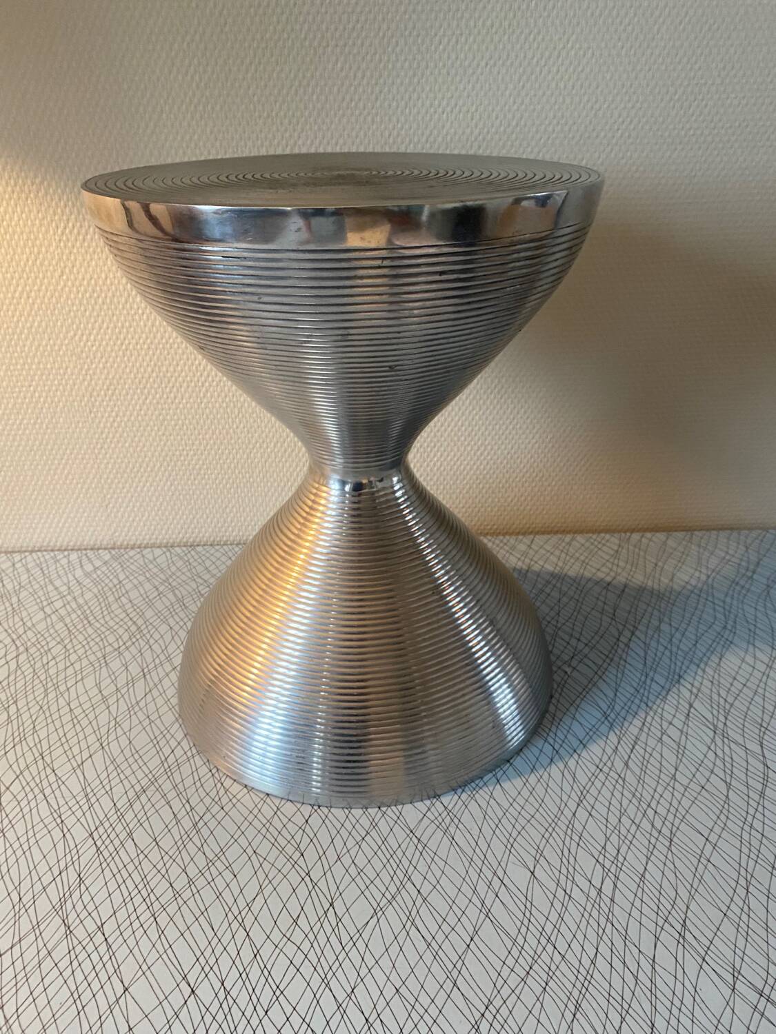 Diabolo aluminum stool from the 70s