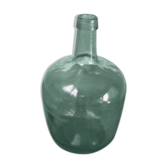 Demijohn green blown glass Viresa