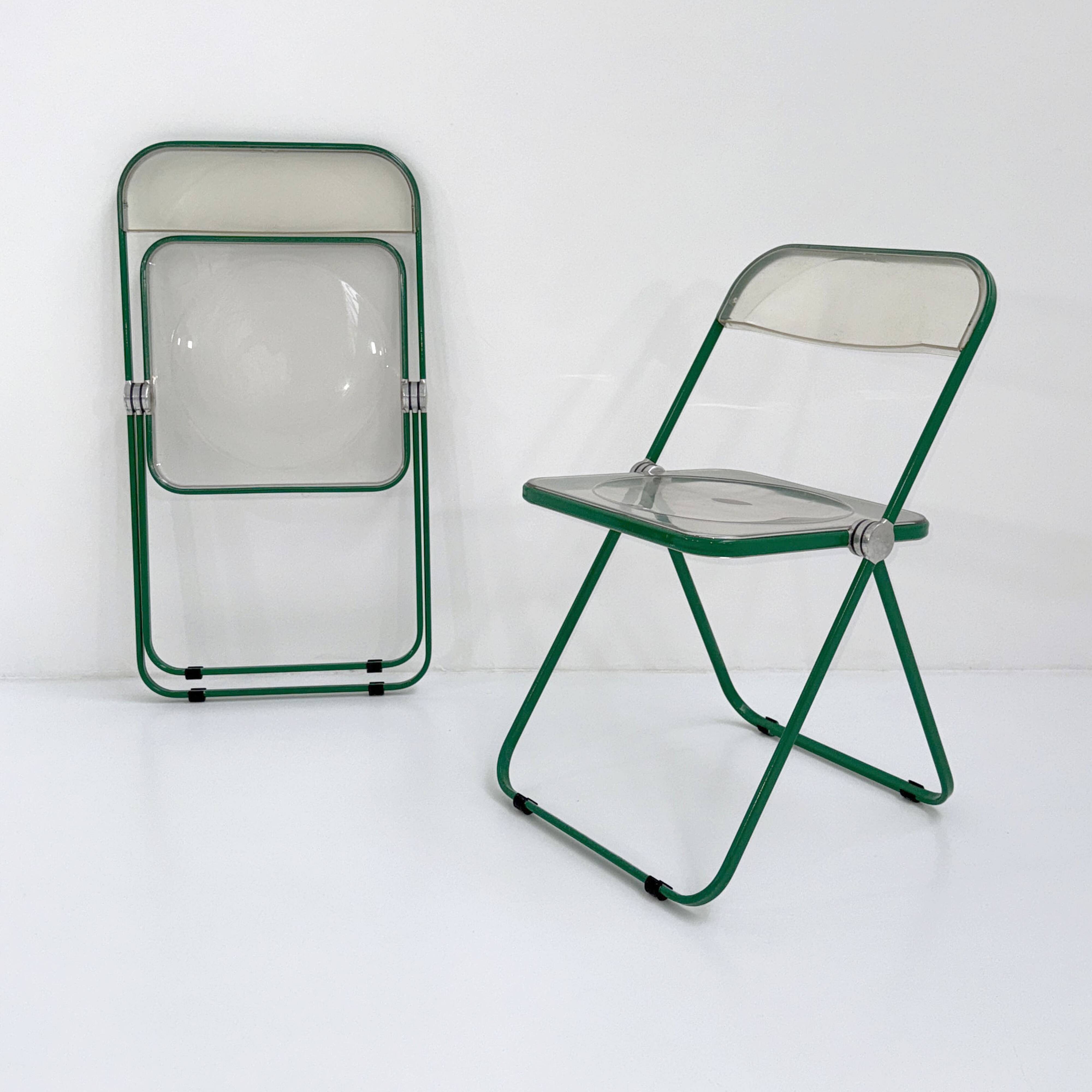 Green Plia Chair by Giancarlo Piretti for Castelli, 1960