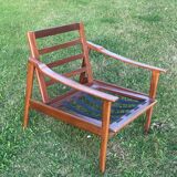 Scandinavian armchair, Teak frame without cushions