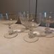 Set of 4 Baccarat crystal champagne glasses XXth
