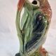 Zoomorphic pitcher barbotine Saint Clément Mallard Duck A028