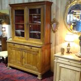 Buffet deux-corps XIXème en chêne 150 x 224 cm