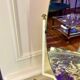 Original hairdresser - tray with Toile de Jouy pattern