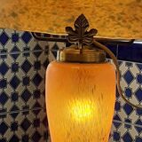 Mushroom lamp glass paste