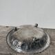 Openwork silver-plated metal fruit bowl or basket