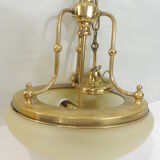 Glass and brass / vintage suspension