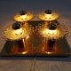 Space Age JBS Brass Sconce by Joseph Brumberg, 1960s