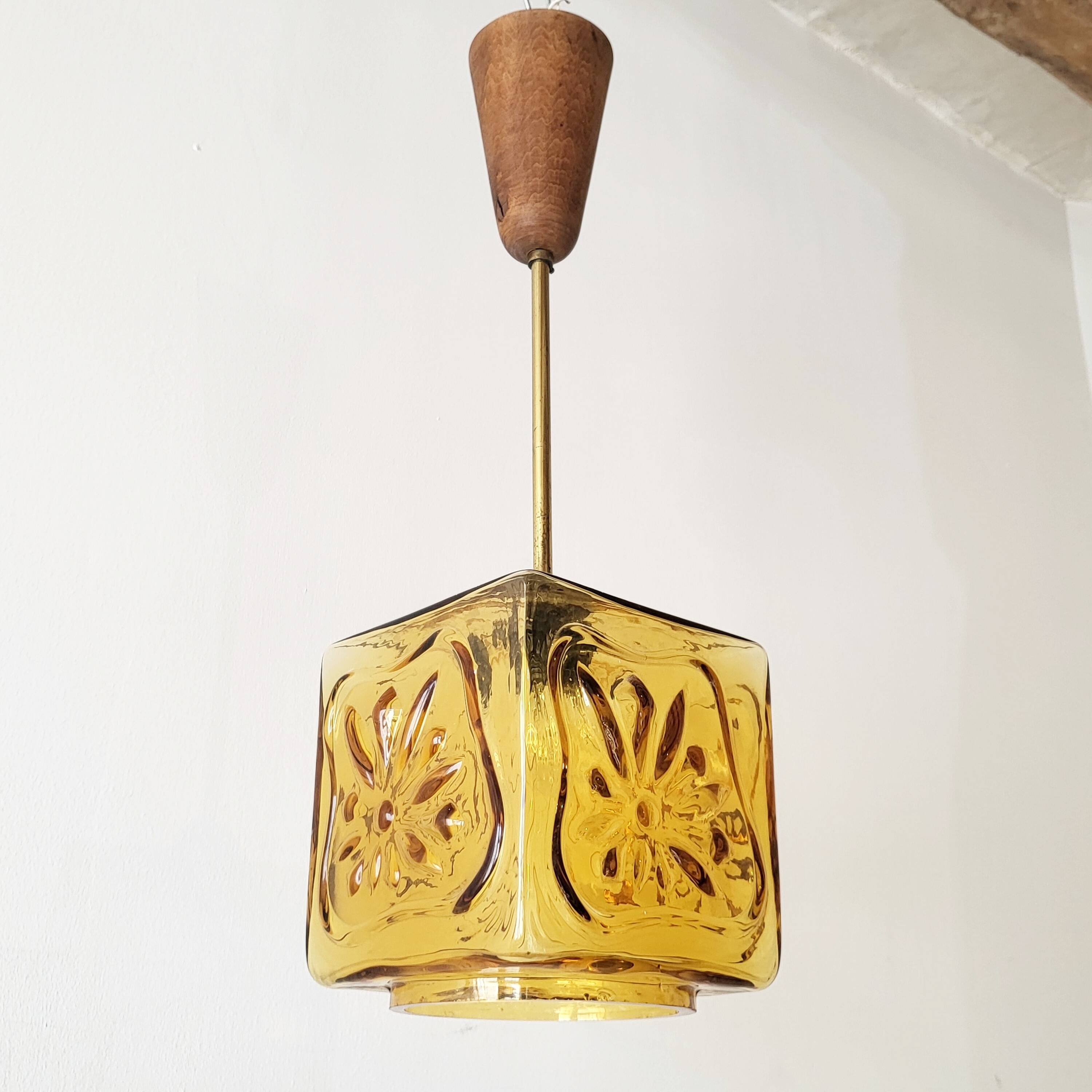 Suspension scandinave vintage 1960