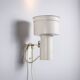 Pair of adjustable wall lamps designed by Per Sundstedt for Kosta Lampan