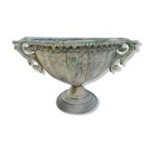 Medici vase in patinated iron