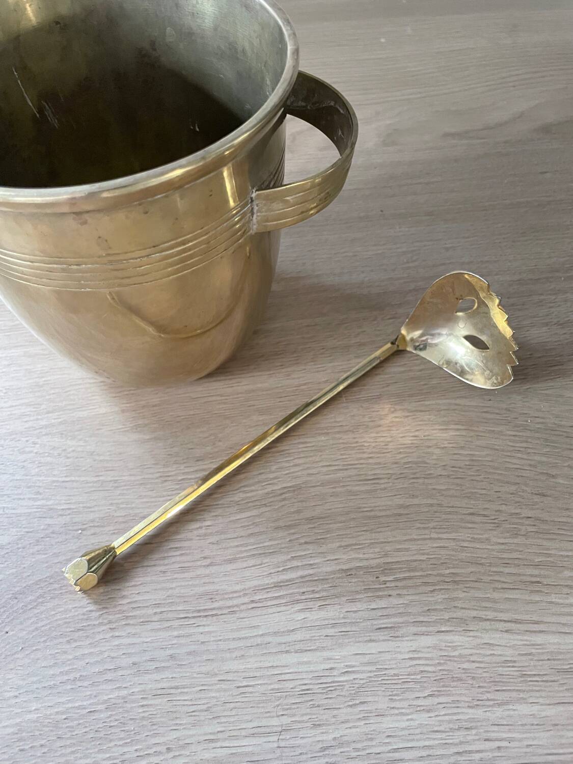 Solid Brass Ice Bucket