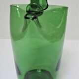 Empoli blown glass pitcher from the 60s