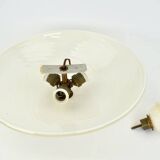 Plafonnier en verre Murano Barovier & Toso, milieu du siècle