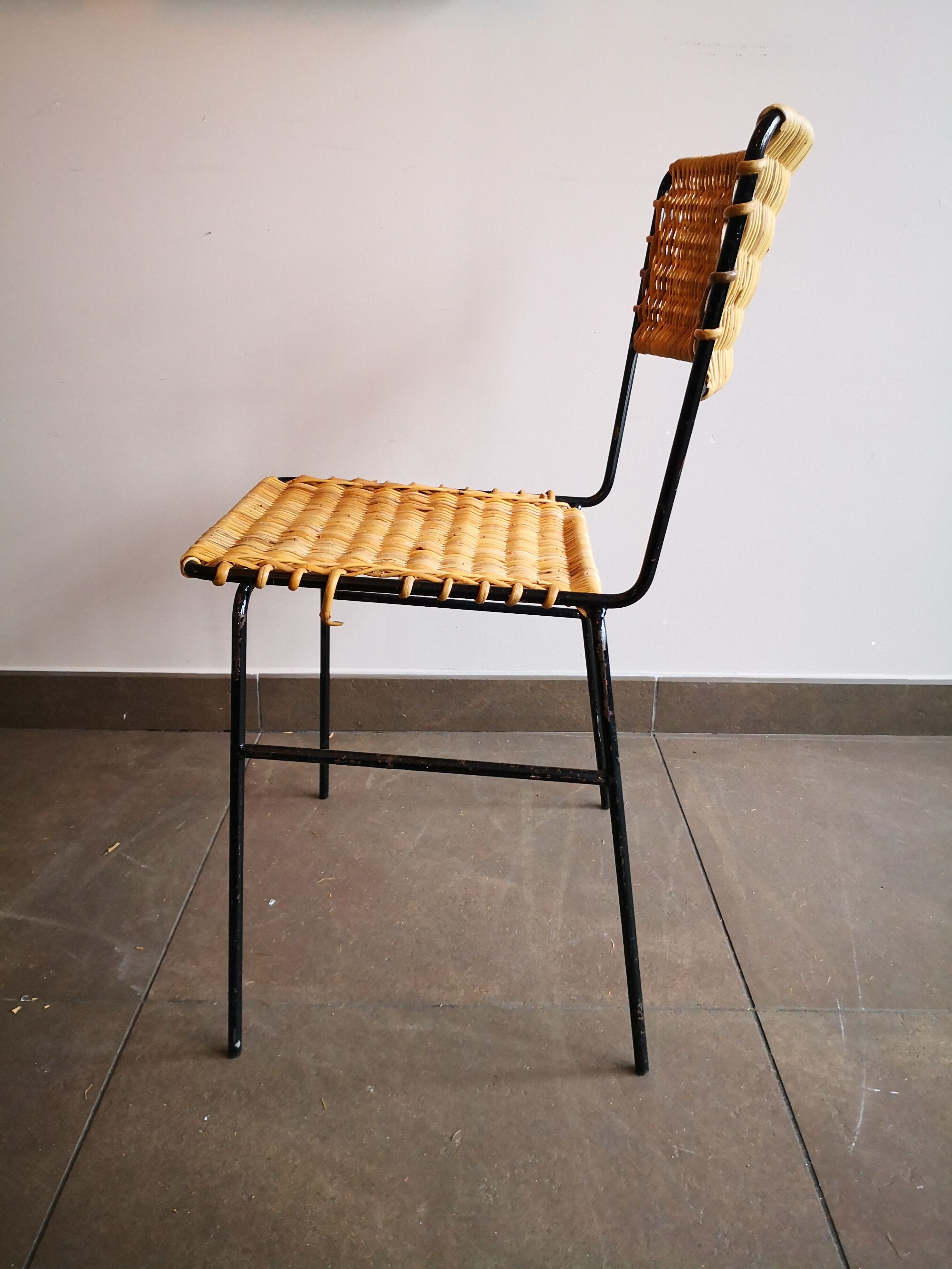 Rattan chair, Germany, 70s