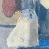 Oil on canvas stylized bouquet