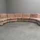 Vintage XXL round modular sofa, 1970s