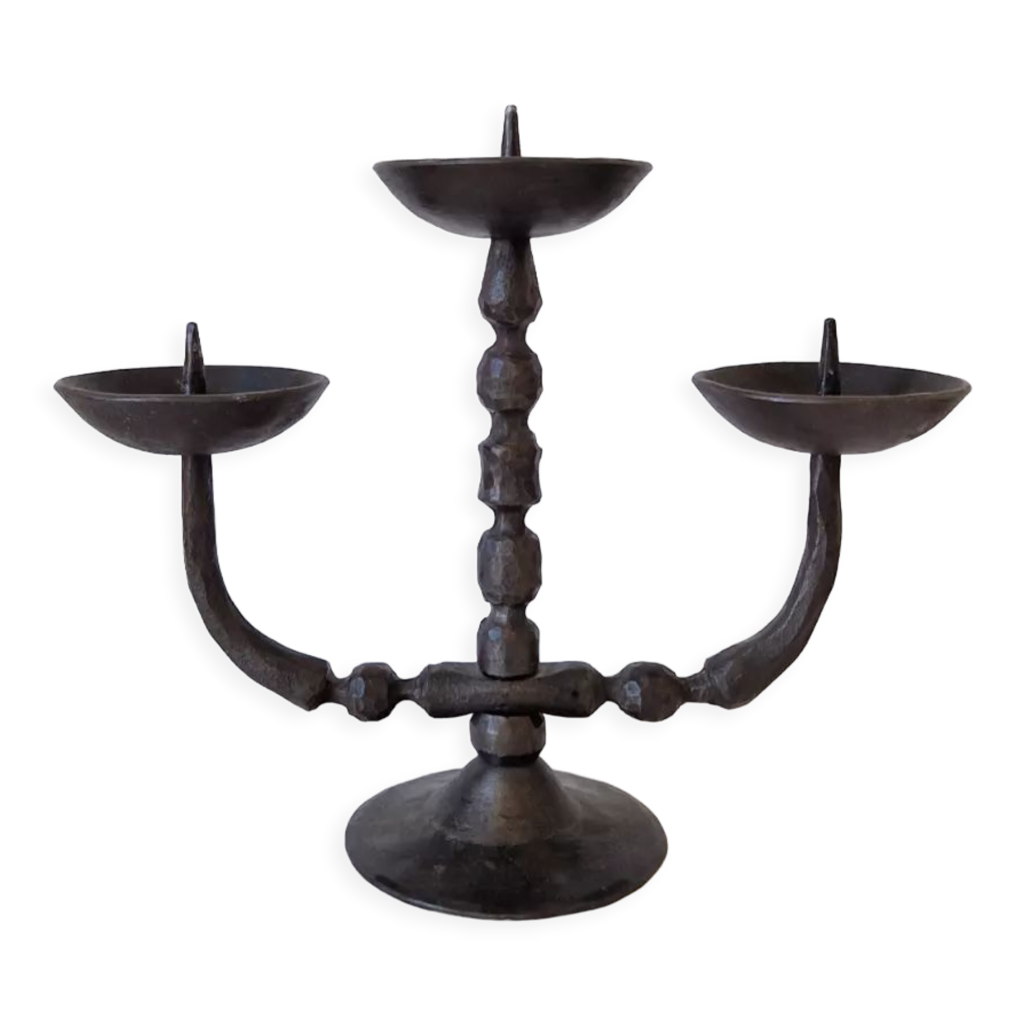 Chandelier en fer forgé - Fer (forgé) - Début du XXe siècle - Catawiki