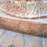 Colonne de jardin piédestal fonte de fer XIXème