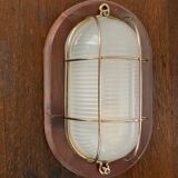Old boat wall light
