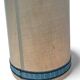 Tall vintage table lamp in blue ceramic / floor lamp