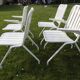 Vintage garden chairs and armchairs H.E.M year 50/60