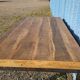 Industrial table 200 x 100 cm with wooden top + metal base