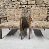 Pair of vintage 1970s armchairs
