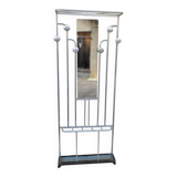 Industrial Wardrobe in Aluminium & Cast Iron – "SNCF" Style – 1950