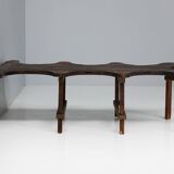 Table Organique Rustique De Forme Libre, France, Fin 19ème Siècle