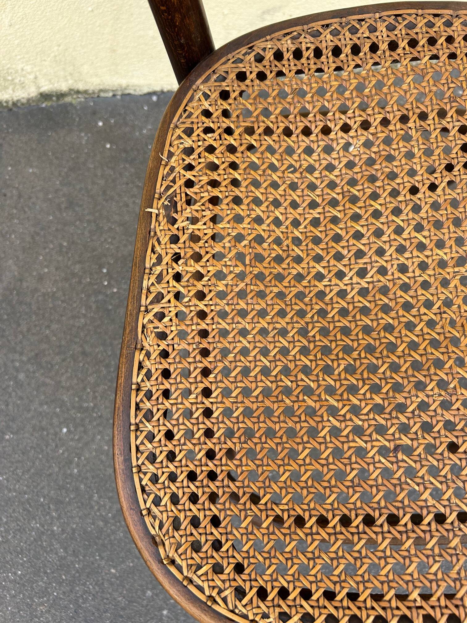 Fischel bentwood cane chair