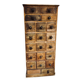 Apothecary cabinet with 20 drawers