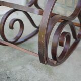 Wooden rocking chair and canning