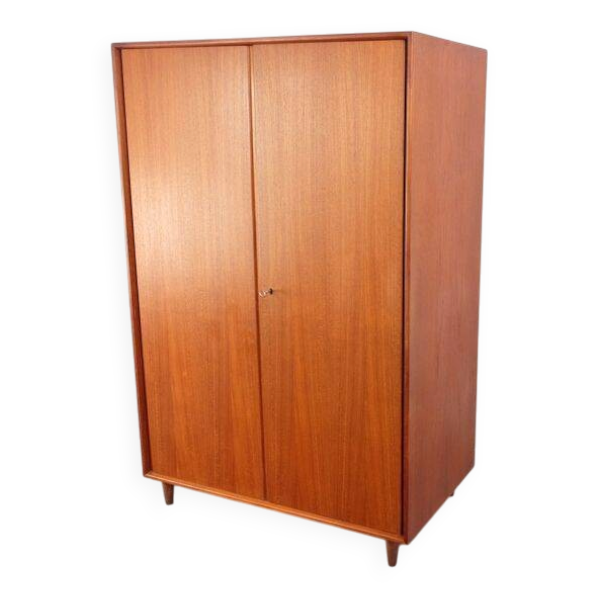 Vintage RT Riestenpatt wardrobe in teak, retro style from the 60s-70s.