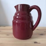 Vintage earthenware pitcher PL France