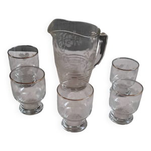 carafe et verres