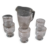 Carafe and glasses