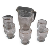 Carafe and glasses