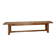 Old farmhouse bench in raw solid oak - 2.2m
