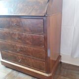 Coiffeuse commode style chemin de fer avec tiroirs
