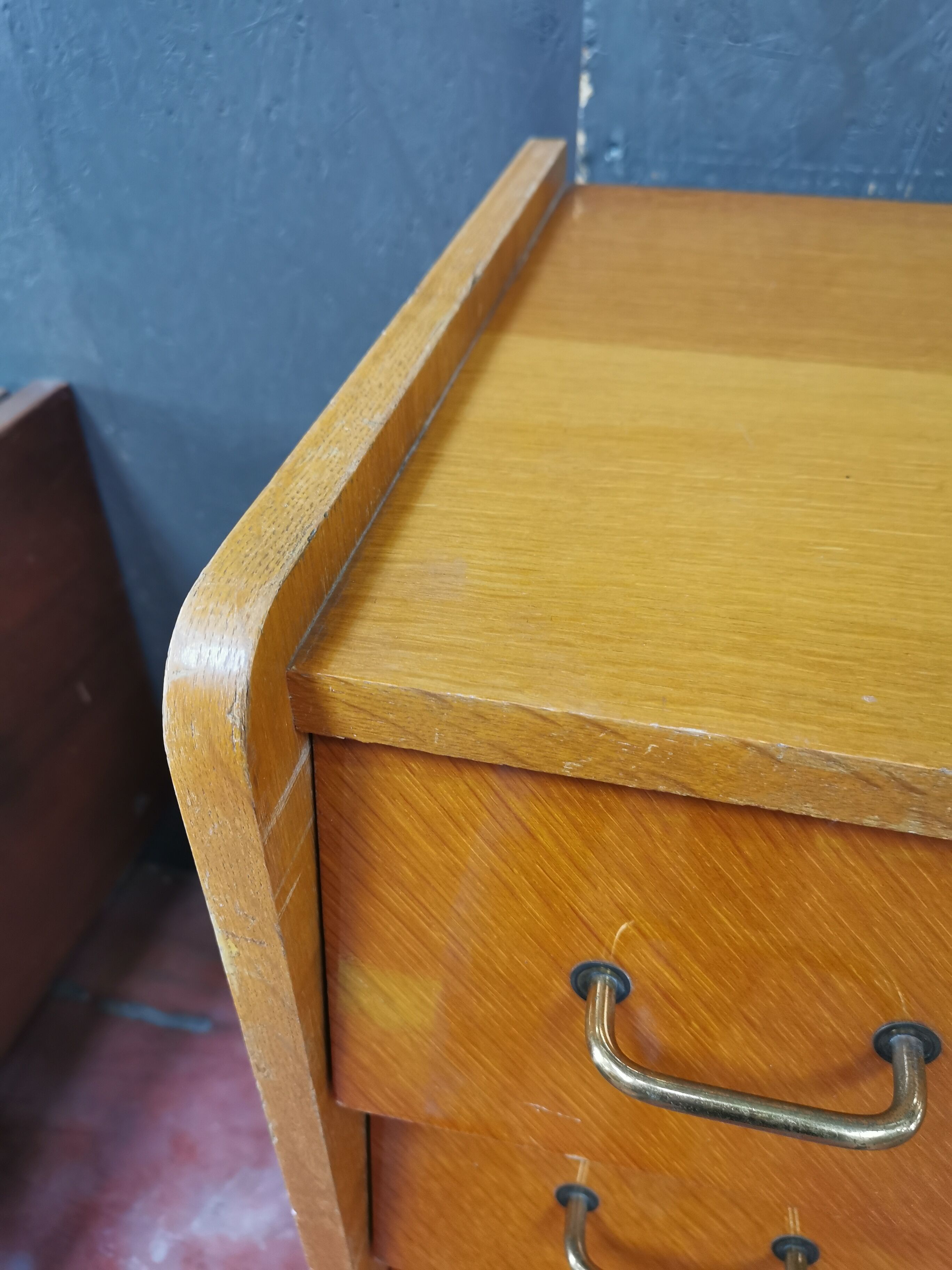 Commode vintage en chêne des années 50/60