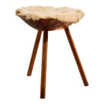 Tabouret de traite artisanal