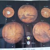 Poster planet Mars 1970's