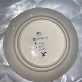 Quimper porcelain plate