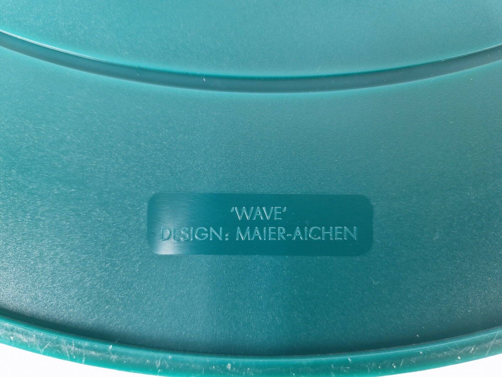 Porte-revues Wave par Hansjerg Maier-Aichen pour Authentics, années 1980.