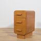 Art Deco Nightstands, Former Czechoslovakia, 1950s, Set of 2