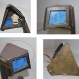 Old art deco bronze lamp