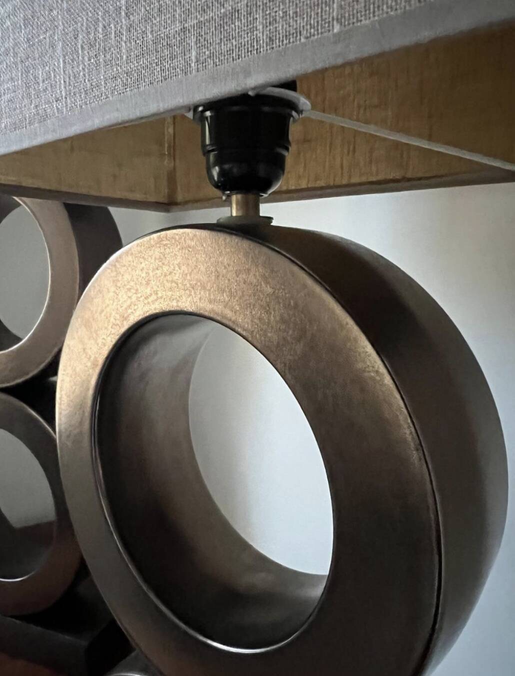 Pair of lamps from the Faïencerie de Charolles.