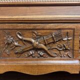 armoire style Louis XVI en noyer vers 1850