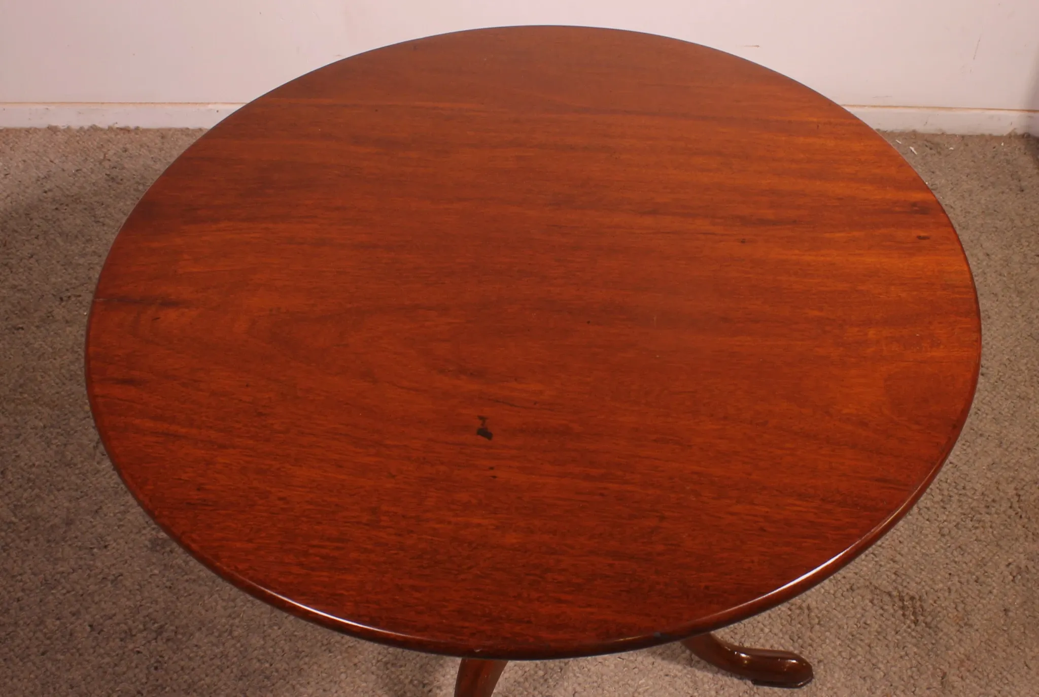 mahogany guéridon with mechanism - 18th century